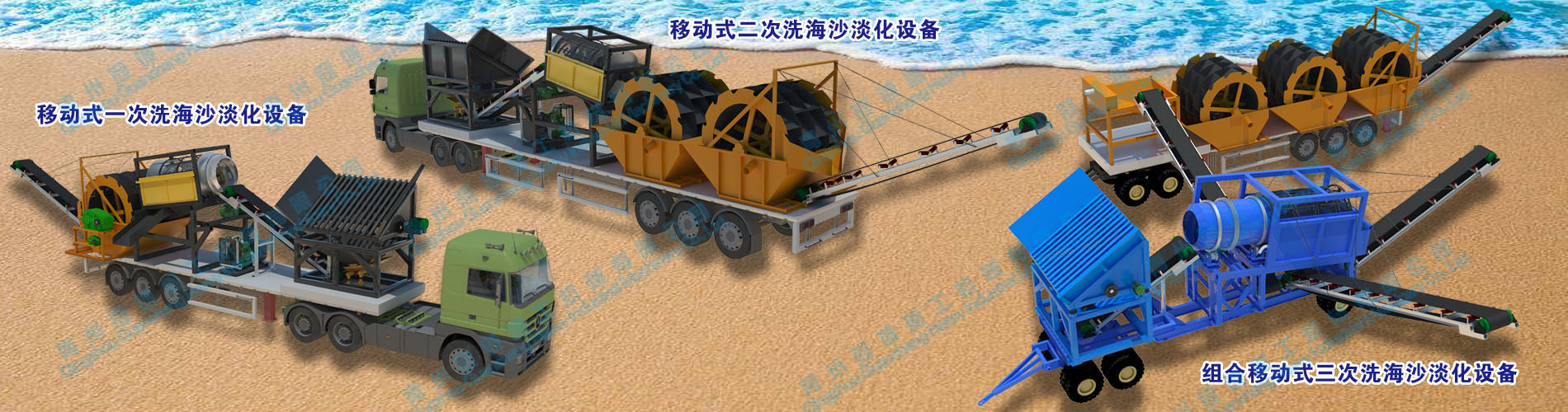 車(chē)載移動(dòng)式海砂淡化設(shè)備-海砂處理-海砂凈化-洗砂機(jī)械